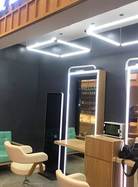 创意造型T8灯管服装店定订制个性方形模特装饰设计长条灯led酒吧