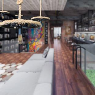 跨境中山灯具复麻绳吊灯轮胎吊灯灯饰手工织古博展览编室餐厅物馆