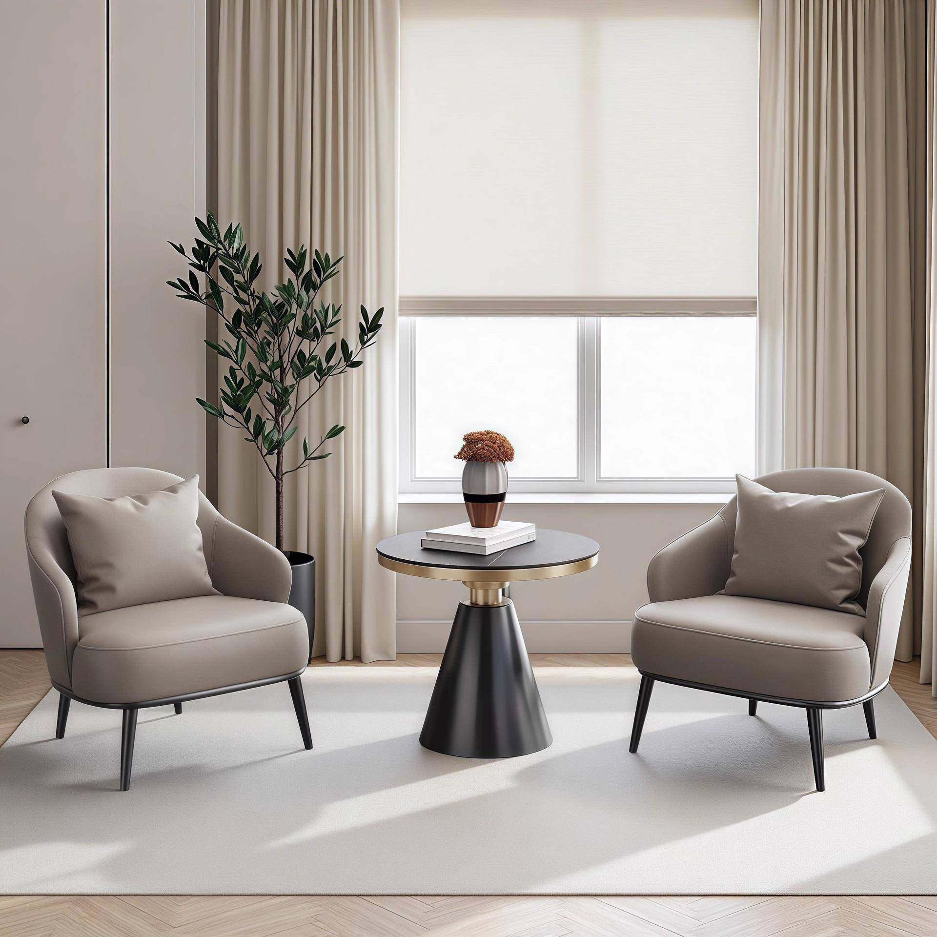 新0001款轻奢售楼处酒店桌椅组合休质接待沙发皮洽谈沙客厅会单闲