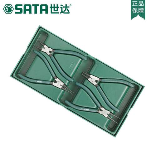 世达72002卡圈卡簧钳弯卡黄钳外卡簧7英寸弹簧钳子卡环钳弹簧钳