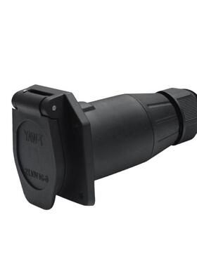 美式芯拖车连器拖车头7线欧式七芯IAK接房插车插头电源线