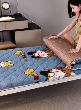 上下单铺人学宿舍床垫软生叠垫折加厚超软榻榻米垫CD268522被铺底