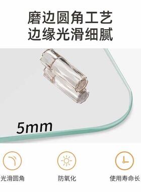 ?云挂朵智能le梳d异形OXD镜壁主卧妆台镜子化桌面挂墙式带灯发光