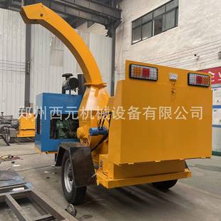 厂机家销全直动木材粉碎机小木材粉碎型树枝破碎木材移动自式碎木