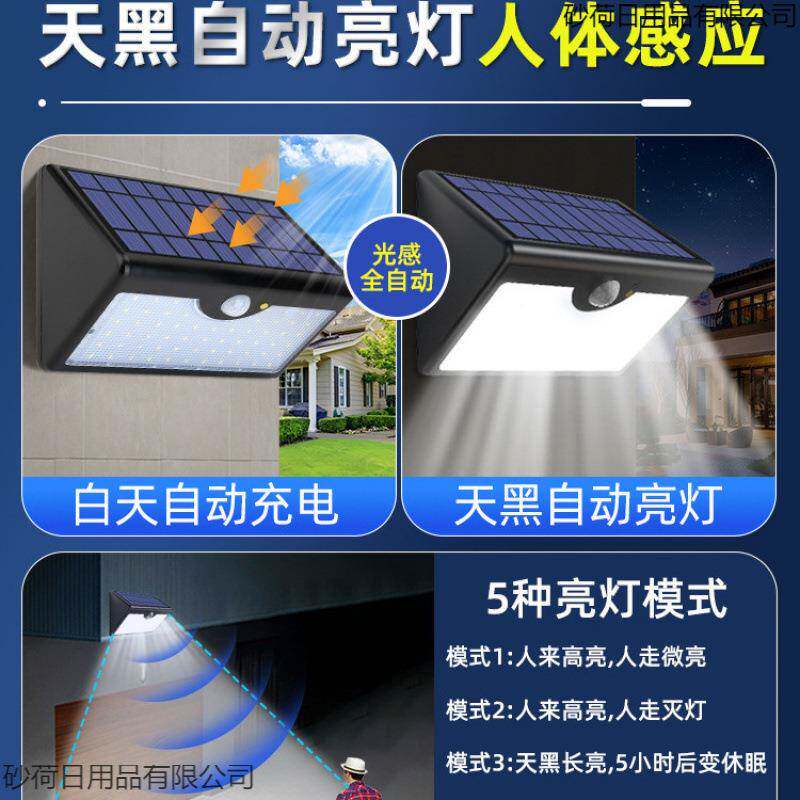 太阳应能户2025新款家用庭院农村院子照明室外防水灯人FH5-1外体