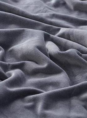 天鹅头绒全包弹床罩套纯色布皮床木板床1.51.8米居艺家布XIJ艺防