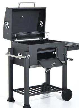 侧烧烤架家用木炭别墅YF-FP05双烤庭院烧烤炉户炉外烧烤子家用烧b