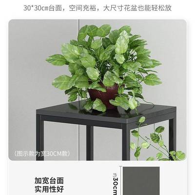 花架室内花盆架客厅电视柜两边摆件置物柜落地式置物架双层收纳架
