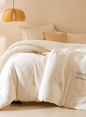 原棉A类冬被春二一双胎合拉链子000000被李官奇5大豆纤维被母纯棉