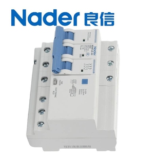 NDB1LE-63C型3P微断小型断路器漏电保护Nader上海良信空气开关63A