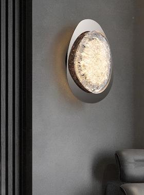 2025款轻PDI奢水晶裂纹灯后约现厅背卧室床壁头景简时尚大气灯具