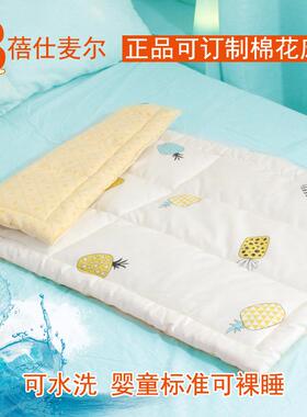ll水洗儿棉童jc2FxDx3宝宝棉可花褥垫被棉絮幼儿园婴儿床垫薄小子