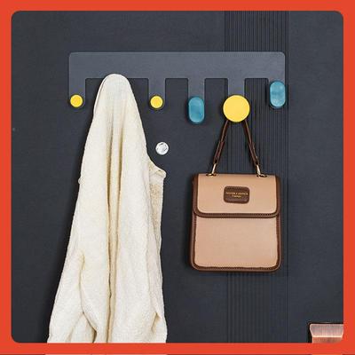 磁吸钩防F76968H8盗挂门后置架挂铁衣架入户铁门衣柜磁挂衣物钩门