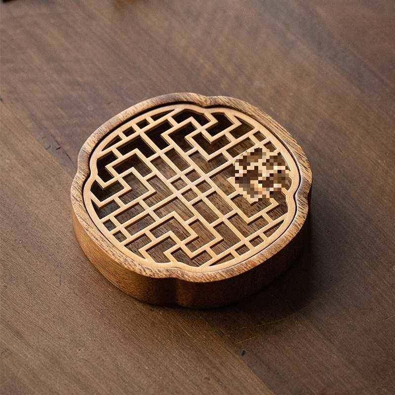 胡桃木家壶用储水式承新中式木型茶盘干小泡台F87T7JS8实干泡盘木