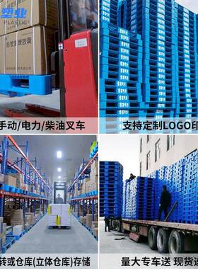 料平叉EQY板川字塑料车托盘业塑胶卡板仓库防潮垫板地台物流工新