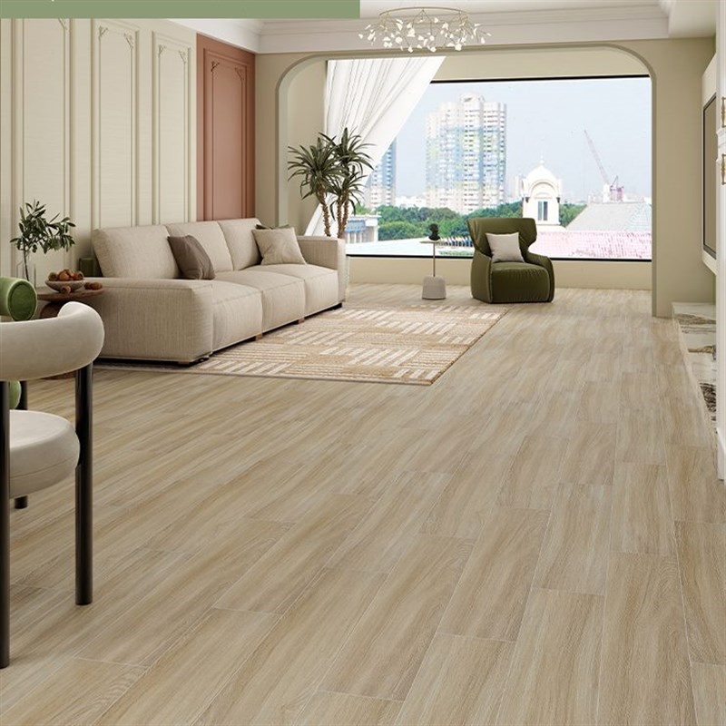 木纹砖00地板砖防远哑光20瓷砖Ax1风0通体晶 污防水原木0卧室客厅