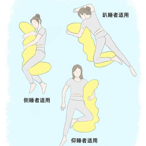 上长条睡床觉孕妇夹腿人工学大枕成人女生睡觉侧睡男ZOW体抱朋友