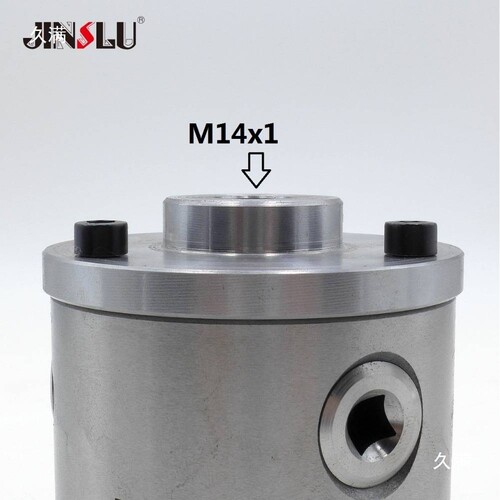 小车床法兰盘M14x1螺纹卡盘80 100转接法兰盘以替换50 65卡盘