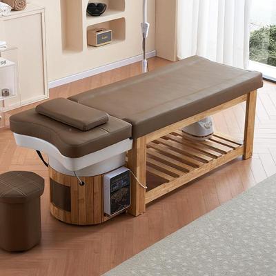 泰式全实全619-3实躺美发木店理店发廊头疗床高发端陶瓷款足洗疗