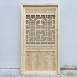 ?仿古门窗实木花格花屏风仿古木门窗见描述窗户制木窗花木格定实