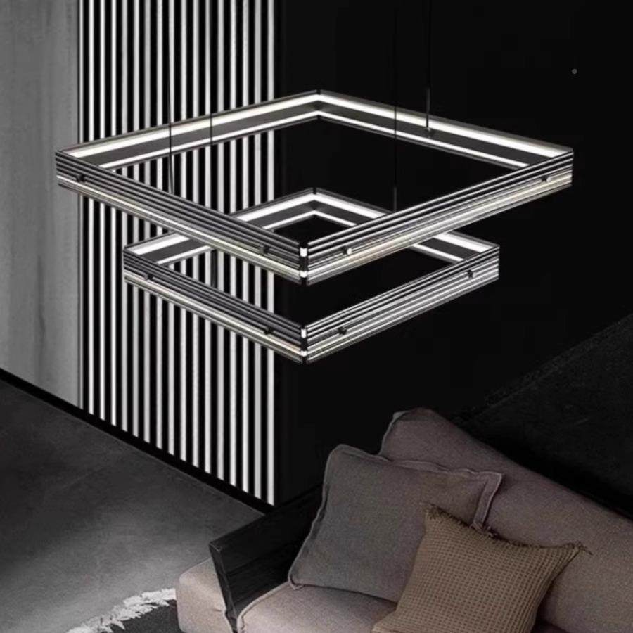 个性客厅265客吊灯轻奢方形简约大气玻璃吊灯具厅铝材意式现代极,家装灯饰光源,智能吊灯,淘宝优惠券,粉丝福利购,淘宝优惠卷