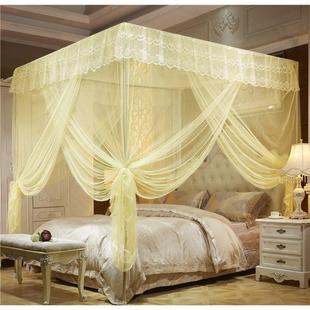 宫廷蚊帐8老式 支架家用加加厚三单NCU开门1.35传统密1.5无米1.m床
