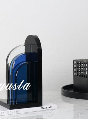 创意书挡书KDK立软装饰品约书酒样板间办公室房柜柜客厅电视柜摆