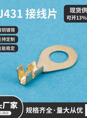 DJ31-53.24.245.26.28.210.2AET12.2接线片孔式B接头圆形