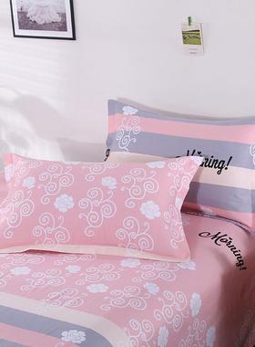 枕头套新枕春款夏套枕芯套枕皮单人幽成人夏天一对装XEB绿野深兔