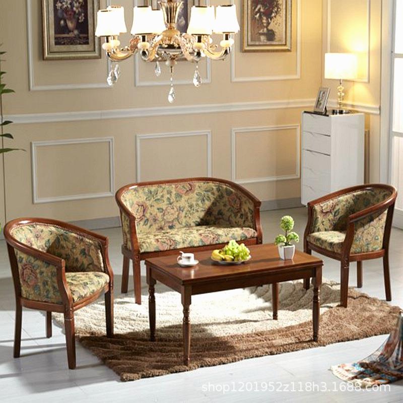 店围椅茶几件套实木圈271椅单人椅阳台休闲三椅洽围谈桌椅卧室客