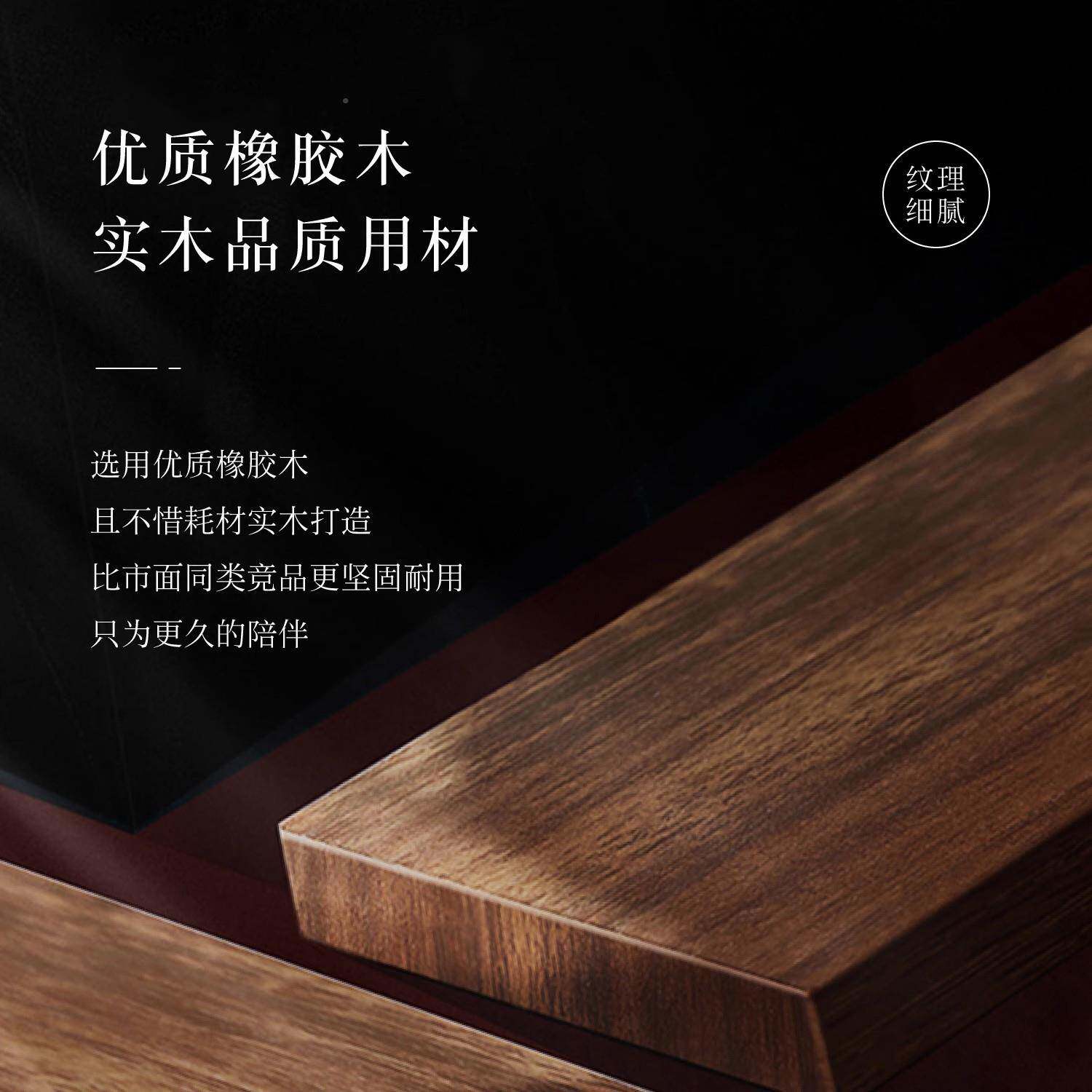 实木餐桌闲椅子sys-045中家用商胡桃木餐椅牛角椅休靠背椅用新式