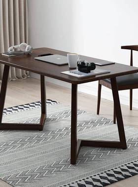 电脑台桌卧室书简约家用学生租桌房57626学习字写办公桌椅组合小