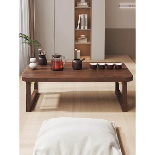 W9家YX飘窗桌小桌子折叠炕桌用实木榻OB-PCZ榻米桌小茶几床上学习