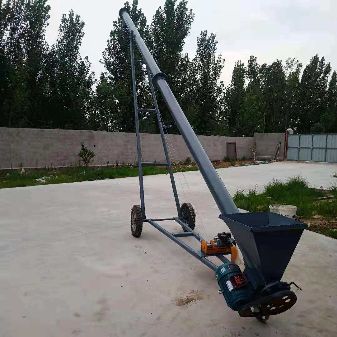 电动螺旋输送机倾斜式颗粒状物料螺杆提升机多少钱一台