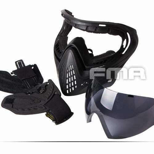 FMA F1单层彩弹户外面罩 防尘防护镜片 FM-F0023 F0024