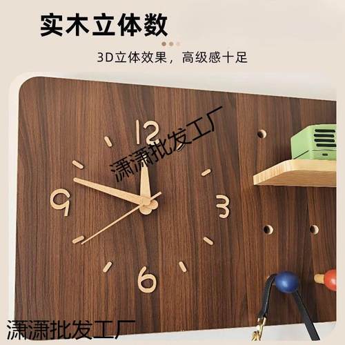 电箱装画带钟表2025新款中风免打孔弱表古电闸盒遮挡饰潇潇A#92洞