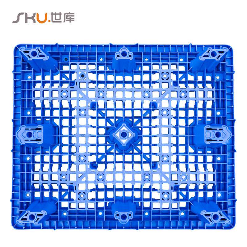 九脚塑料叉车托盘栈板仓库物流货物防潮板卡板垫仓板托板地垫抗压