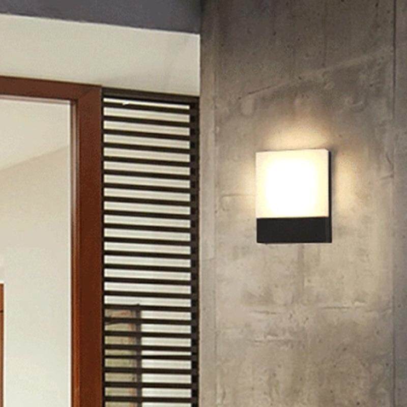 现代简约led户感过应壁BD1310/B灯别墅花园外围墙室外庭院防水走