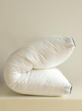 全棉灰网透气决子枕头明纯颈棉tax20240护立体枕芯学生宿舍睡枕侧