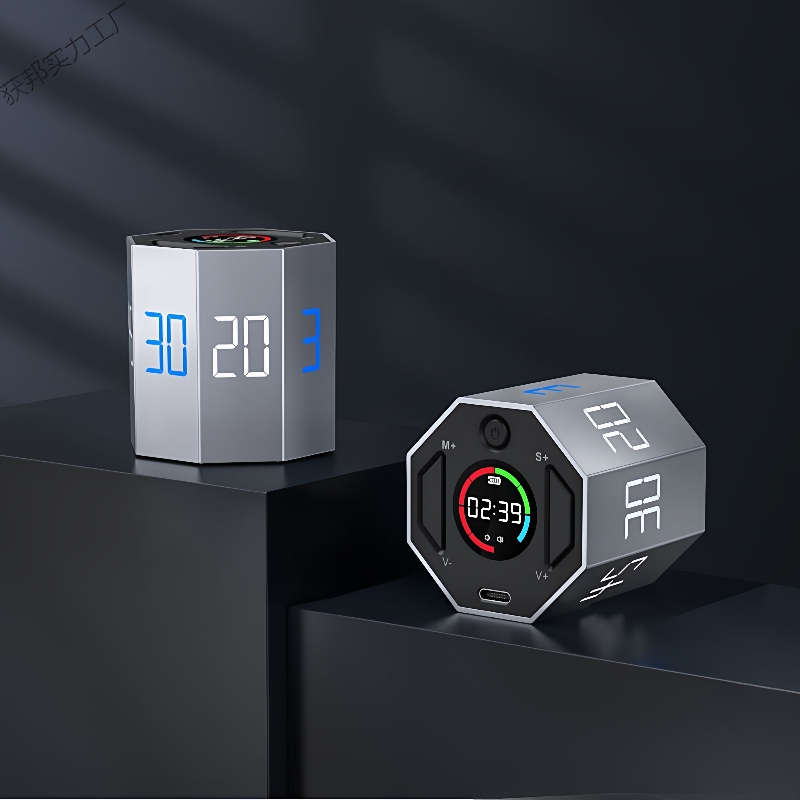 计时器时间小方管理器提醒儿童学习自律沙漏厨房八面定时器默认