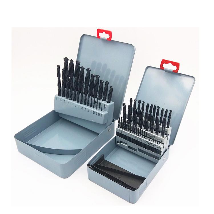 远东JFEE黑色扎套钻黑色合资麻花钻直柄麻花钻咀HSS钻头盒装