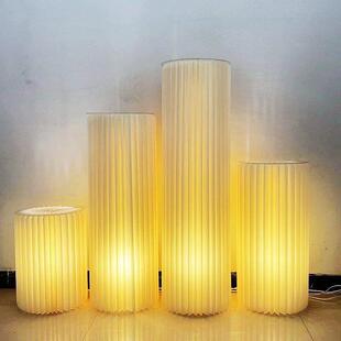 婚庆道具甜品台发光罗马柱折叠纸质罗马柱加密婚礼直播背景装饰