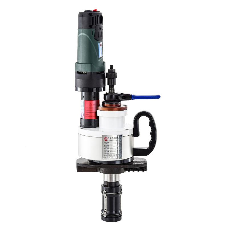 新式电动管道坡机口机不锈钢子倒管角内涨式圆969管切管割磨口机