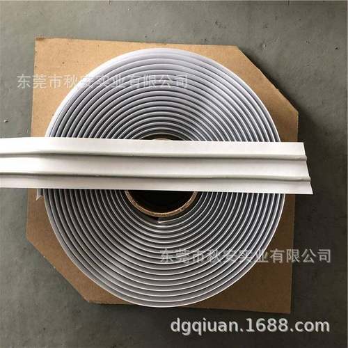 现货供应灰双条色QA-080*2HB密胶泥条封不干胶条丁基不老胶587泥