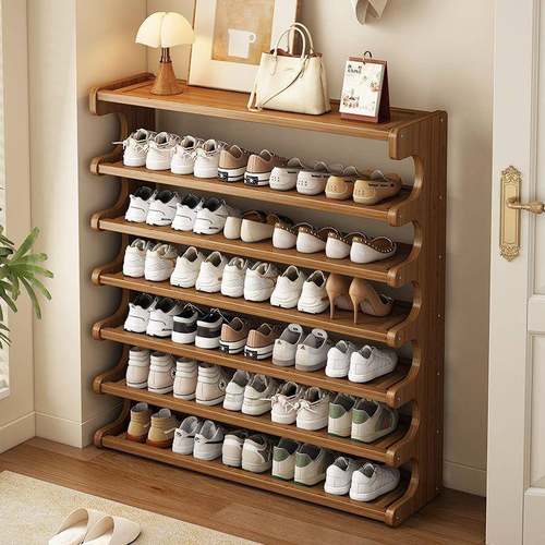 简易架子柜门口鞋架防尘多层家用宿舍房收纳鞋空间租神TKM器出置