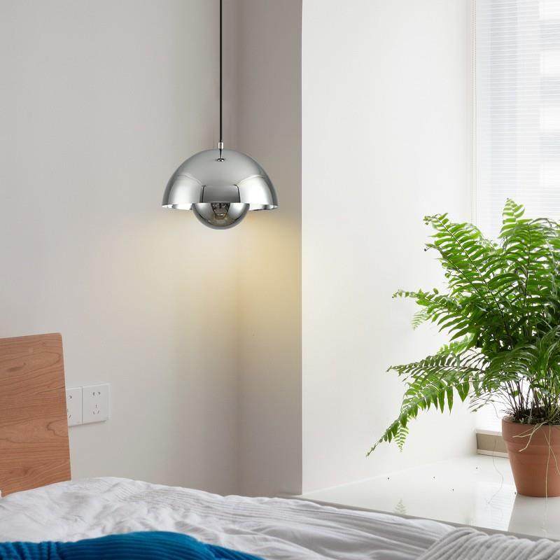 北ins奶油风卧室床头现458代简约饰餐厅吧台装单头花苞欧吊饰线装,家装灯饰光源,智能吊灯,淘宝优惠券,粉丝福利购,淘宝优惠卷