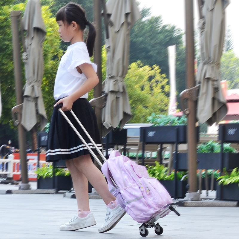 可折叠可携式手拉车迷o你购物买菜小拉车家用拉货推车搬运行李拉