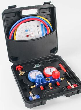 汽车空调加33503氟工具套装R143A加液保表双阀雪种环冷媒压力套装