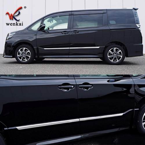 适用于丰Noah改装外车门防田撞条饰Voxy80门系专WK-001用边电镀亮