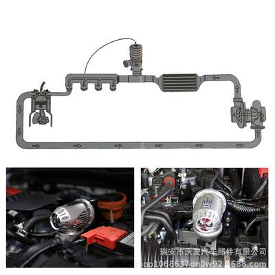 汽车改装电动柴油机SSQV4SQV排放排污阀BO4VV116Q套件银黑色真S空